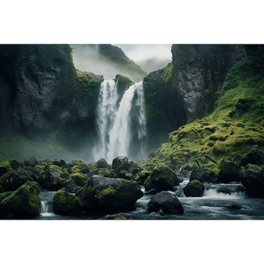 Waterfall Oil canvas